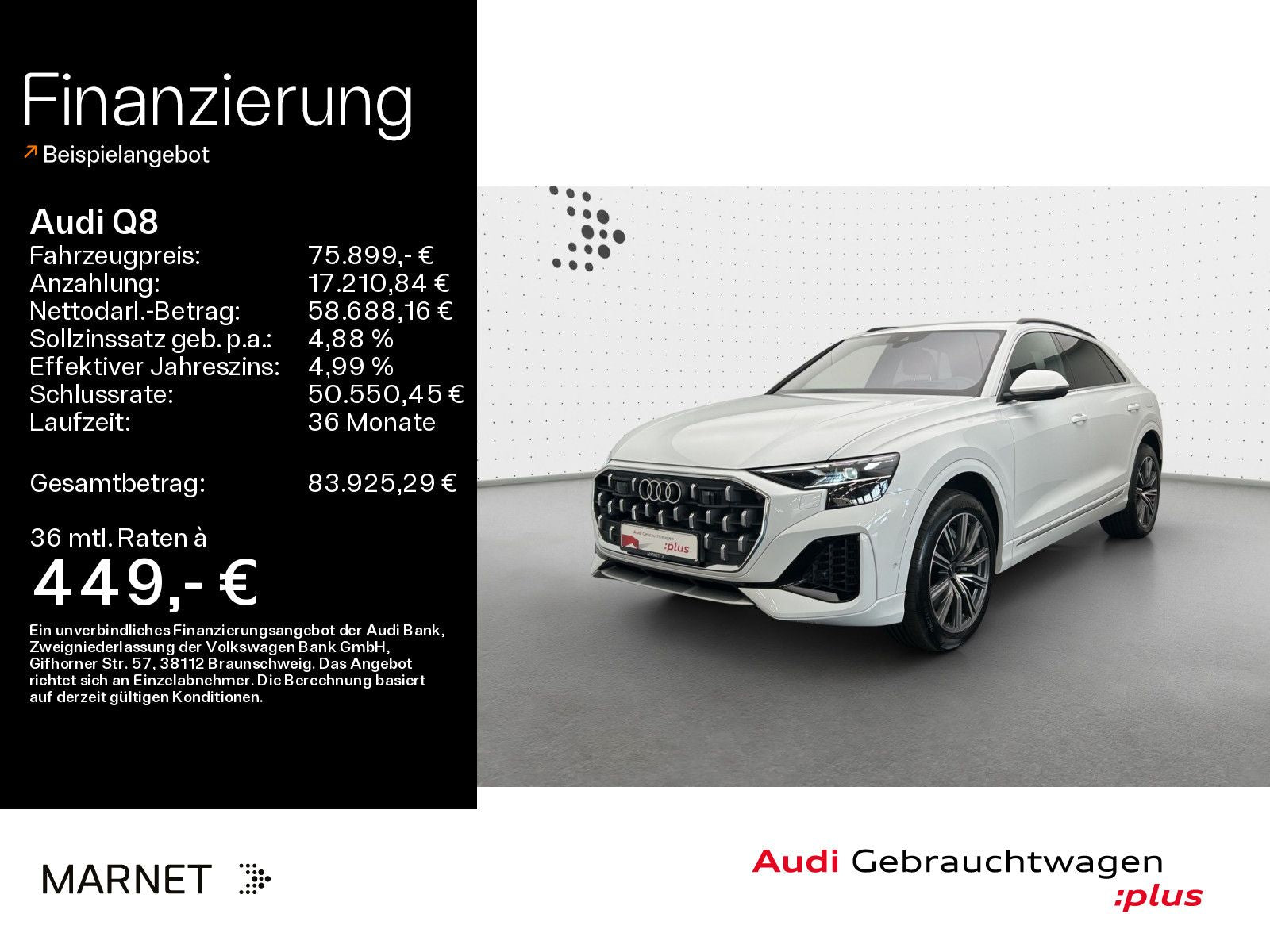 Audi Q8 55 TFSI e quattro*S line*HeadUp*Tour*Matrix*A