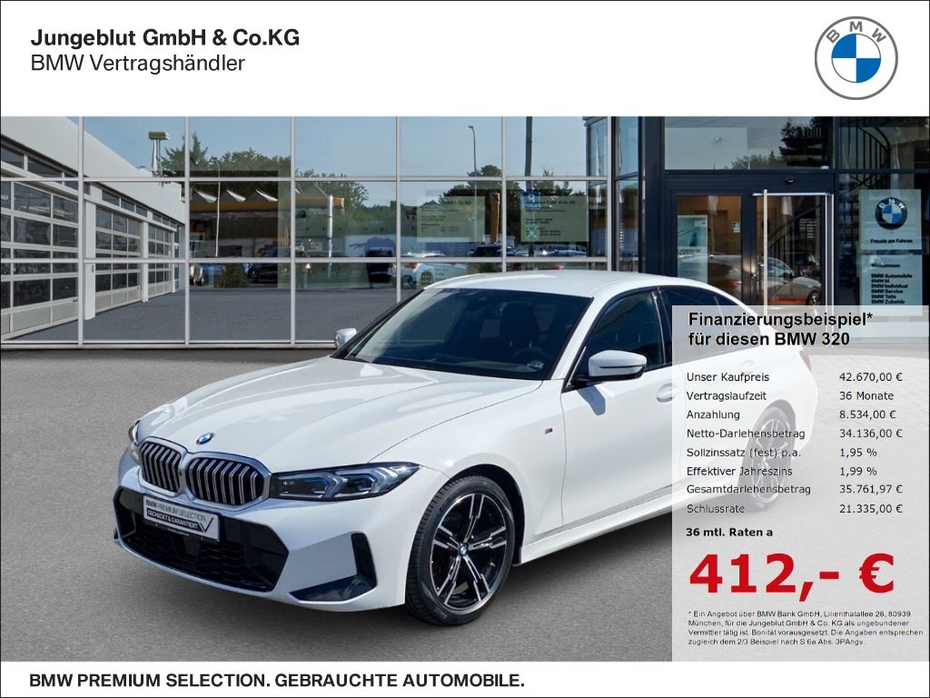 BMW 320 d Limousine M Sport AHK/Sitzhg./HiFi/LiveCoc