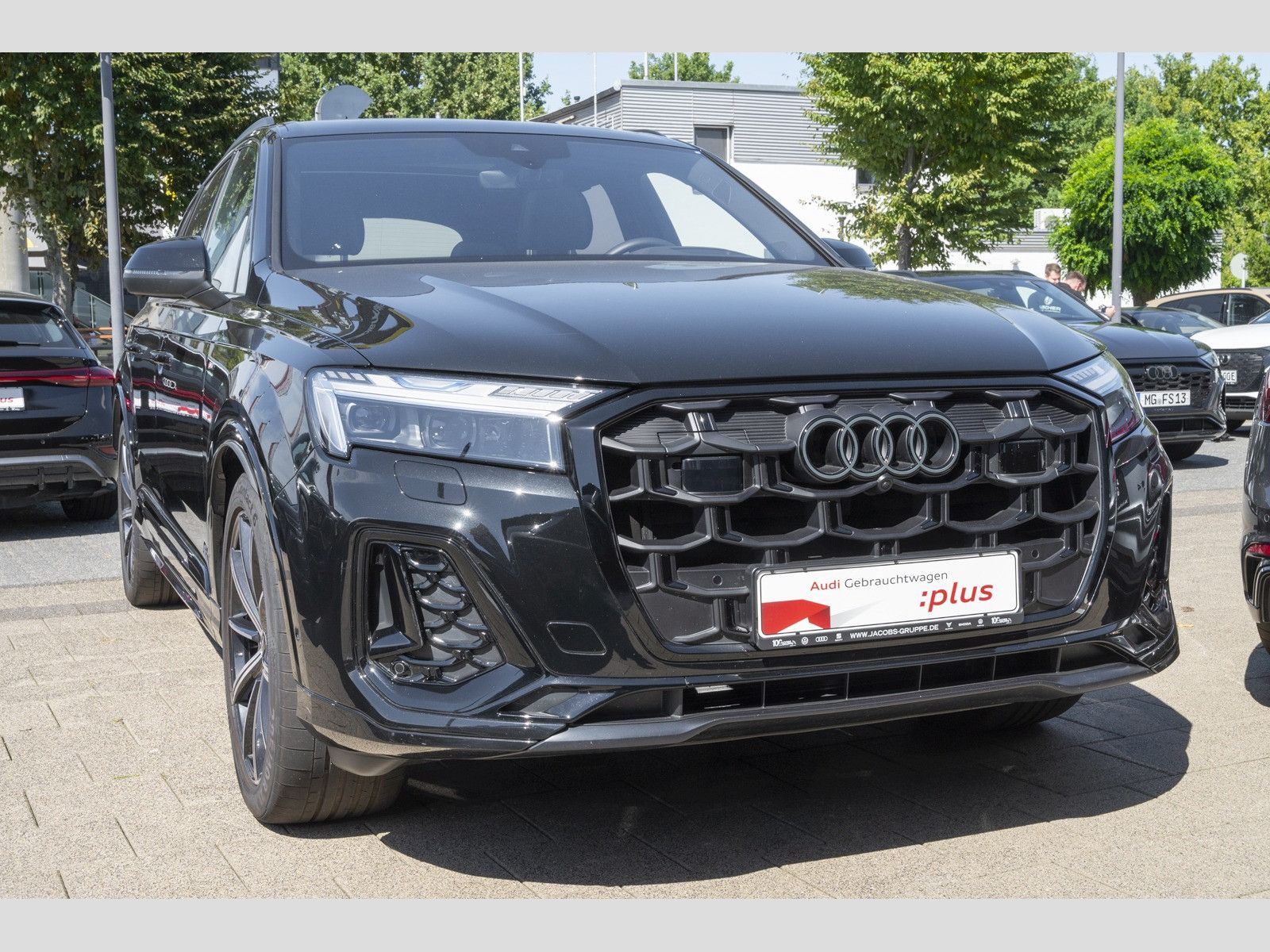 Audi Q7 50TDI 2xS line/All Black/7-Sitze/360°/Pano/Hu
