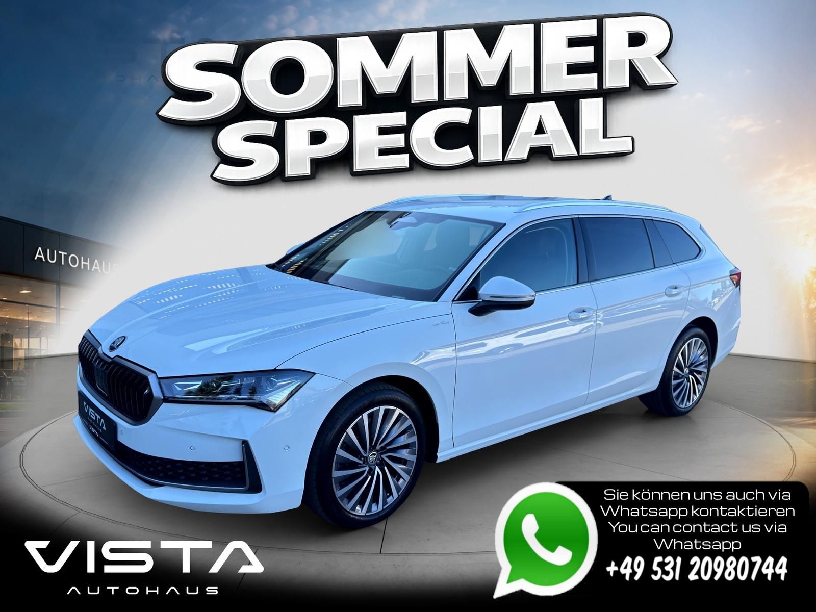 Skoda Superb 4x4 L&K*STHZ*AHK*360*ACC*HUD*LEDER*CANTON