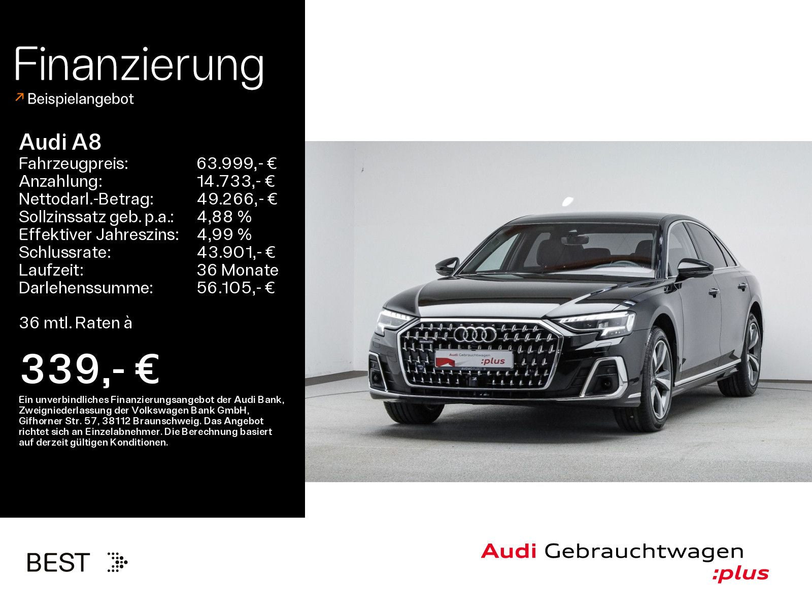 Audi A8 50 TDI quattro - Samsaru's Car Outlet