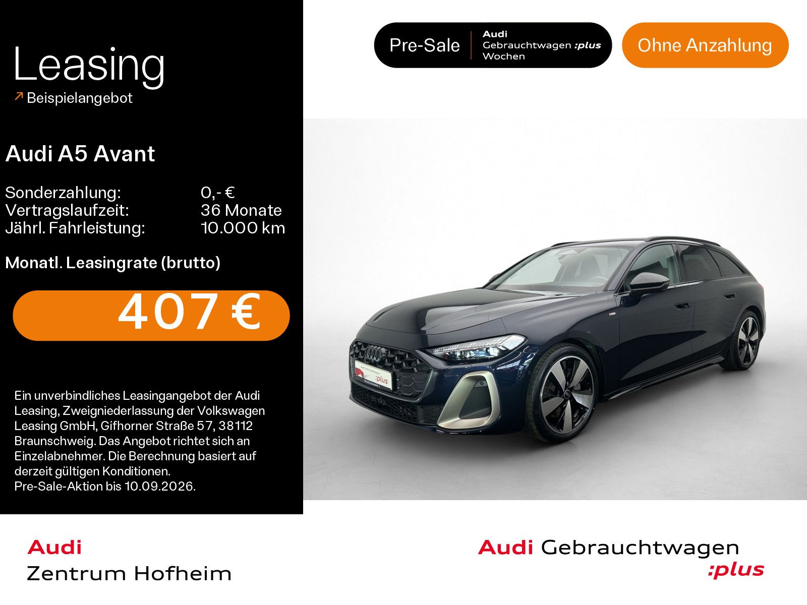 Audi A5 Avant 40 TDI S line edition one S tro*B&O*HUD