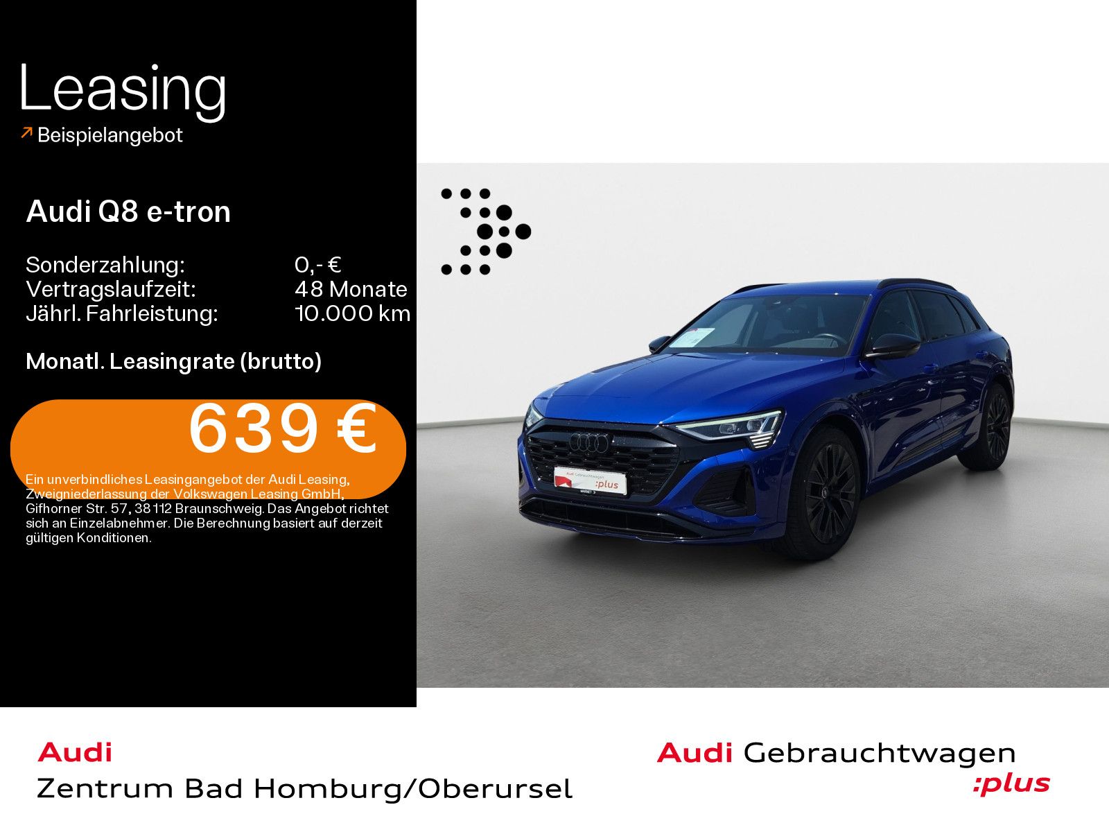 Audi Q8 e-tron 50 qu S line*Navi*Matrix*Alu*AHK*B&O*V