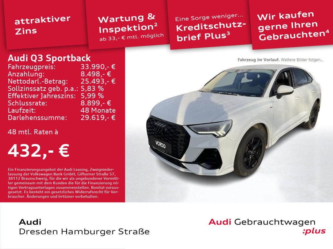 Audi Q3 Sportback 40 TFSI S line - Samsaru's Car Outlet