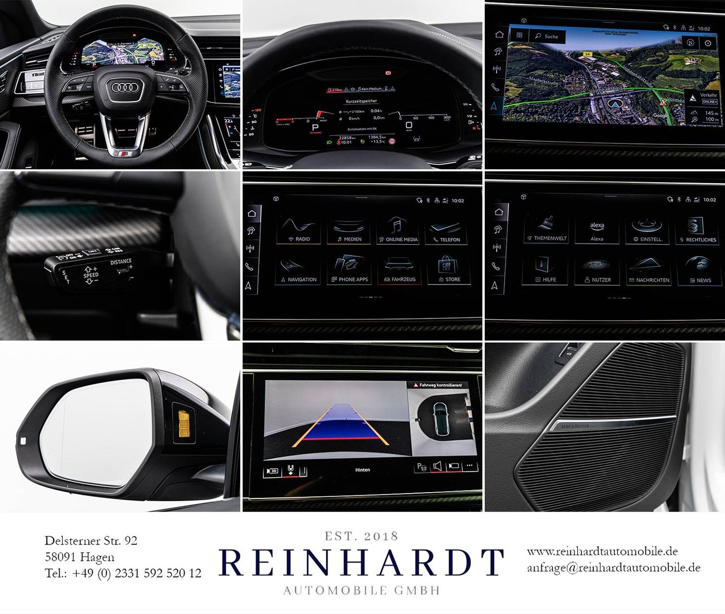 Audi Q8 50TDi 2x S LINE BLACK HD-MATRIX/ACC/HuD/PANO