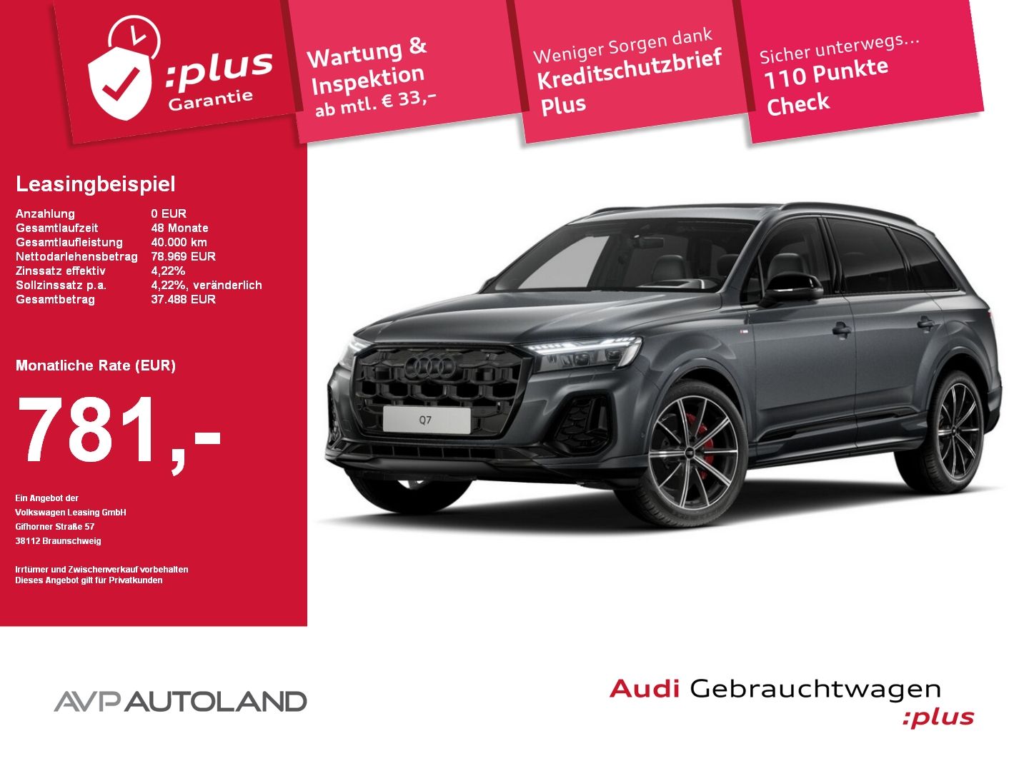 Audi Q7 45 TDI quattro tiptronic S line 7-Sitzer|AHK