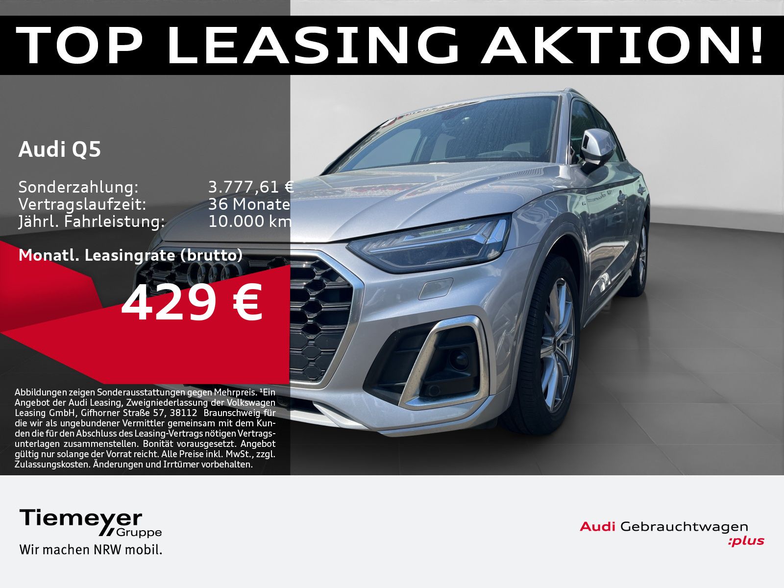 Audi Q5 55 TFSI e Q 2x S LINE LEDER LM20 AHK