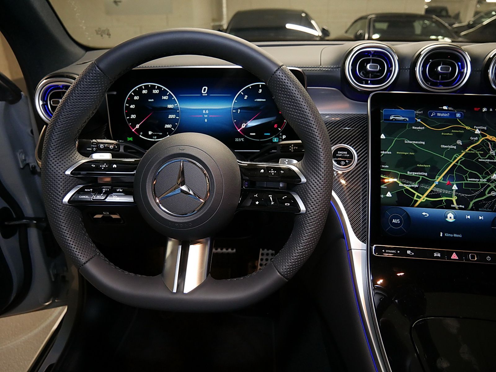 Mercedes-Benz GLC 300 d 4MATIC AMG MBUX Burm Night Ambiente