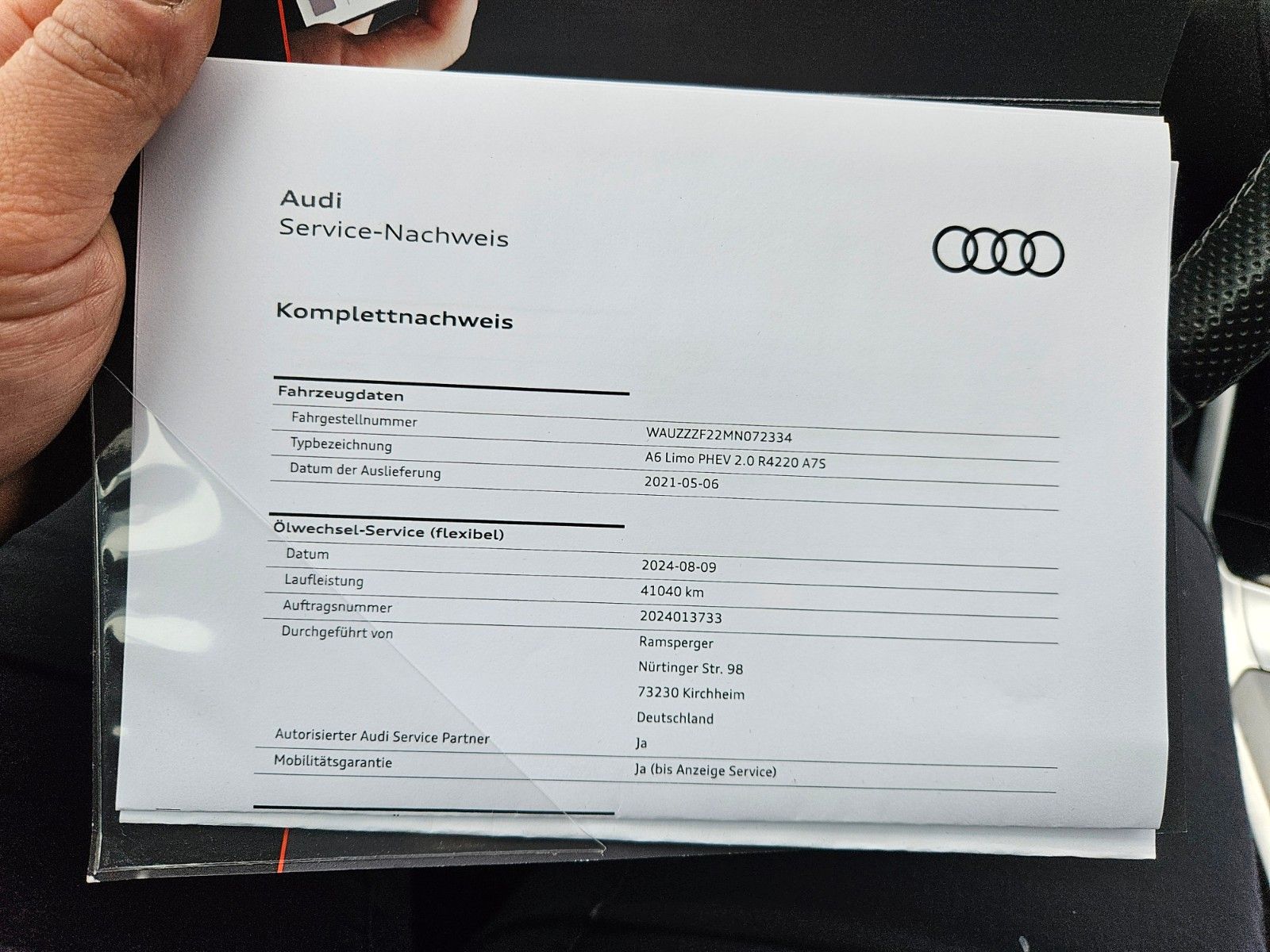 Audi A6 Lim. 50 TFSI e quattro S-line - Samsaru's Car Outlet
