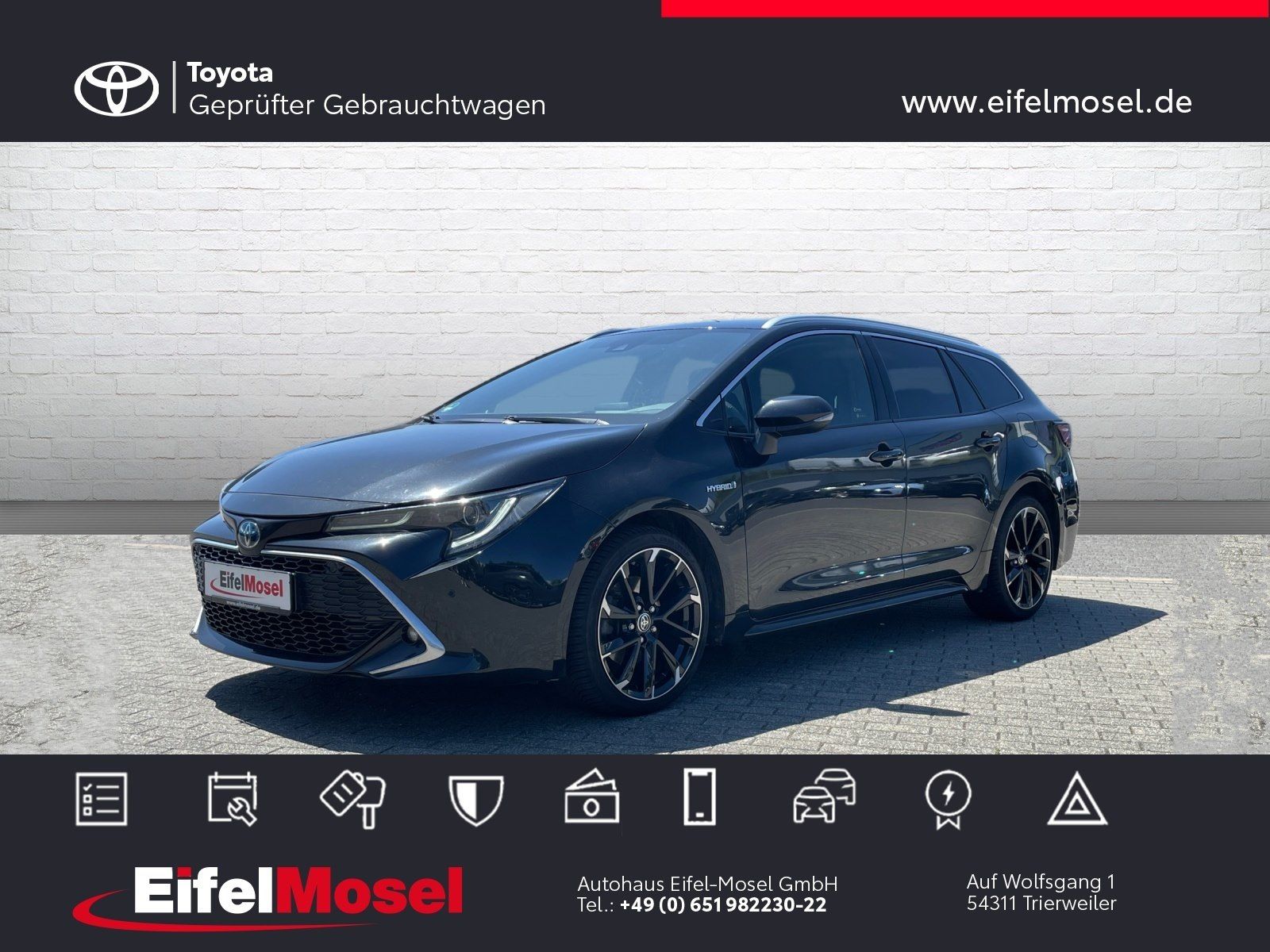 Toyota Corolla Touring Sports 2.0 Hybrid Lounge - Samsaru's Car Outlet