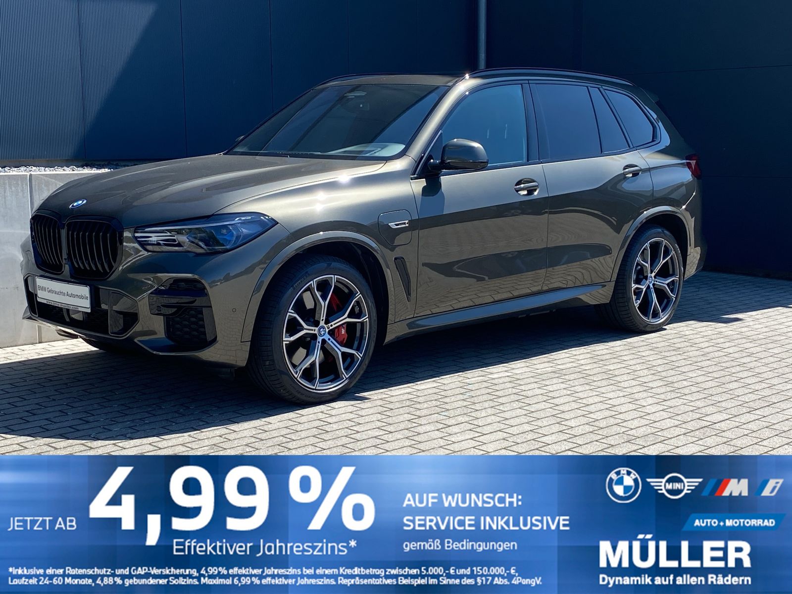 BMW X5 xDrive45e M Sport AHK/LASER/LUFT/B&W/360/SKY