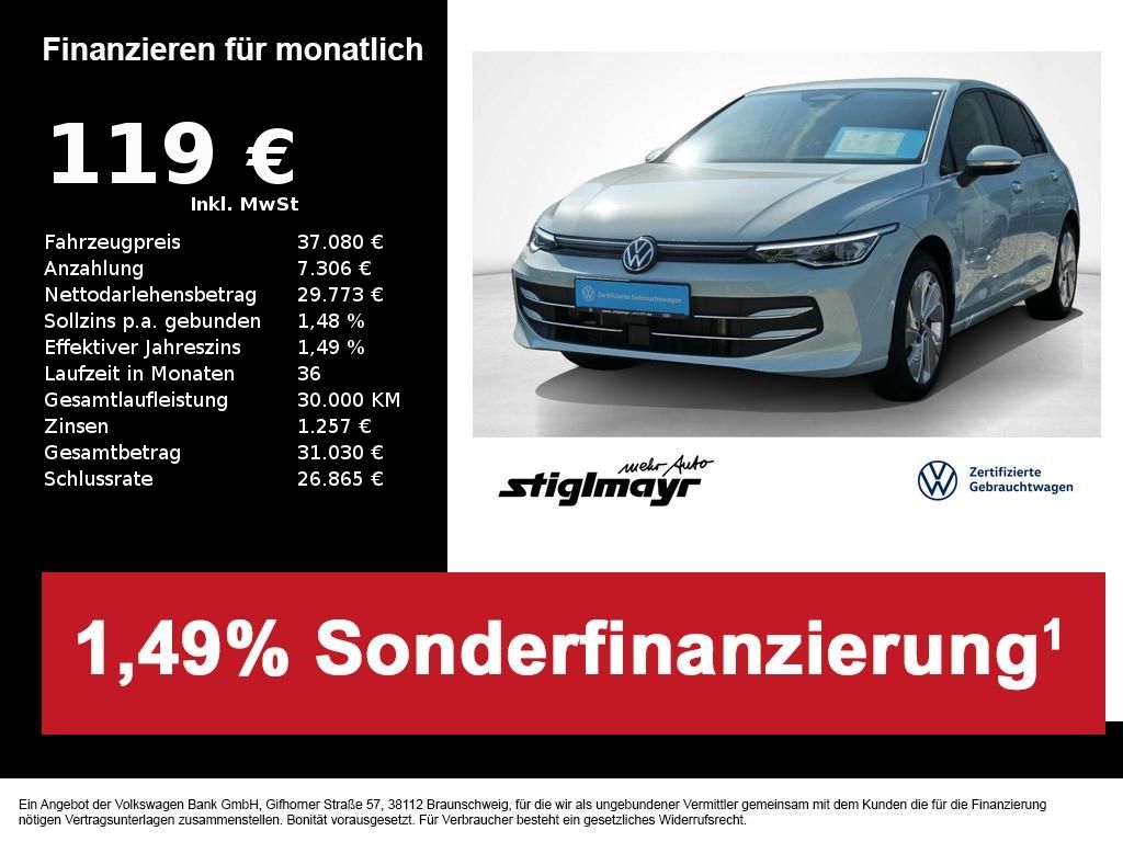 Volkswagen Golf Style 4Motion 2.0 TSI DSG Memory Standhzg