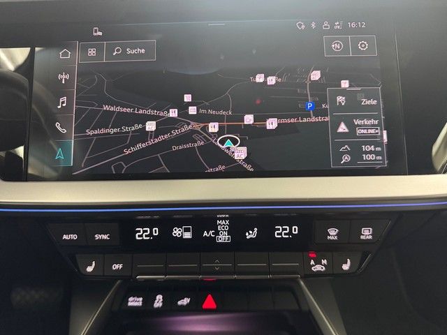 Audi A3 Sportback 40 TFSI e S line BUSINESSP RFK HUD