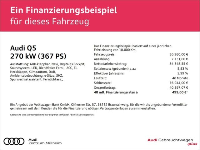 Audi Q5 55 TFSI e quattro S-tronic - Samsaru's Car Outlet
