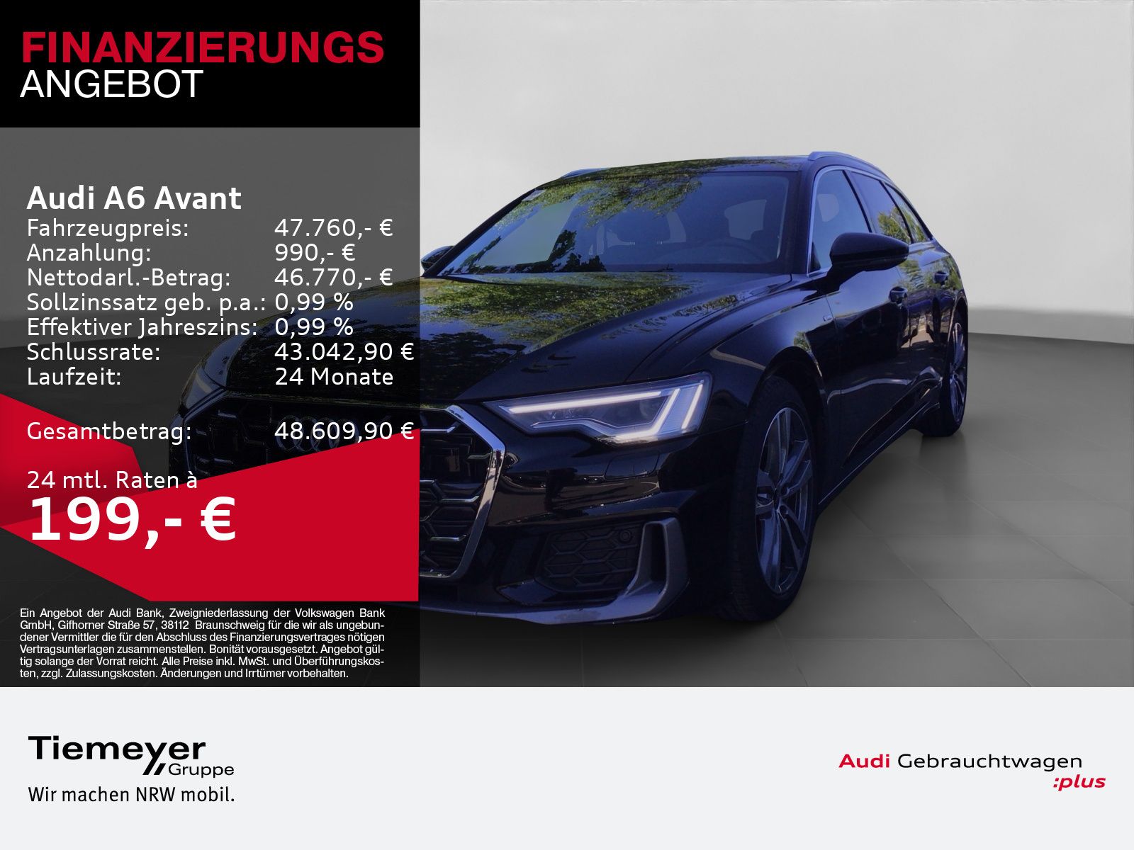 Audi A6 Avant 45 TFSI Q S LINE ALCANTARA LM19 MATRIX