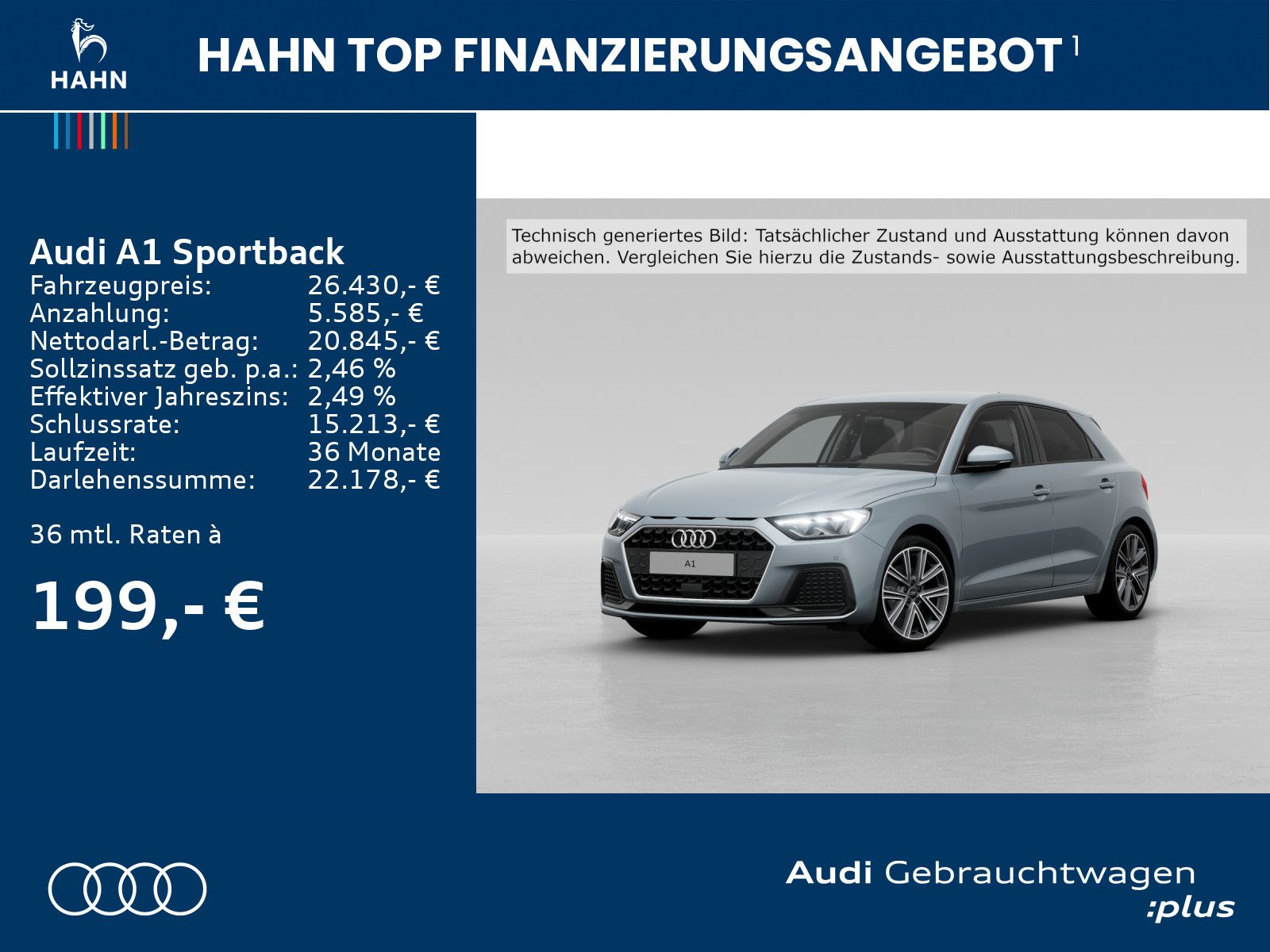 Audi A1 Sportback 30 TFSI S-trc advanced - Samsaru's Car Outlet