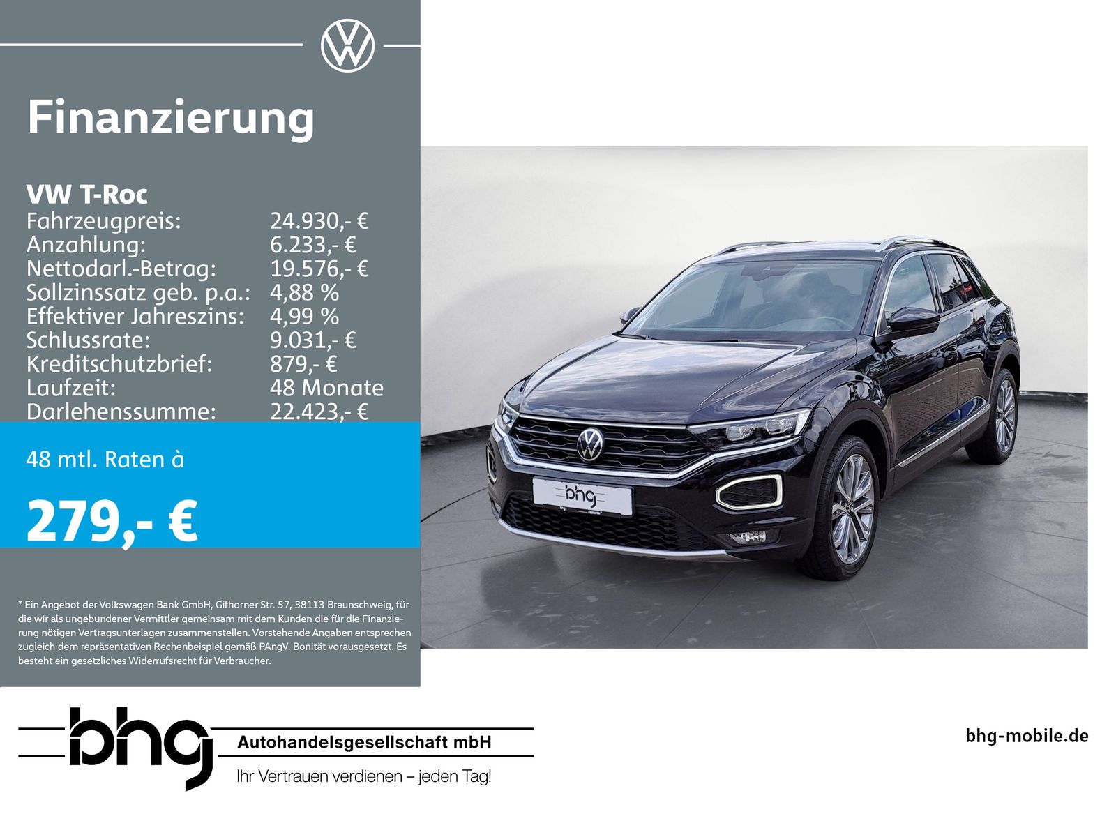 Volkswagen T-Roc 1.5 TSI ACT OPF DSG Sport - Samsaru's Car Outlet