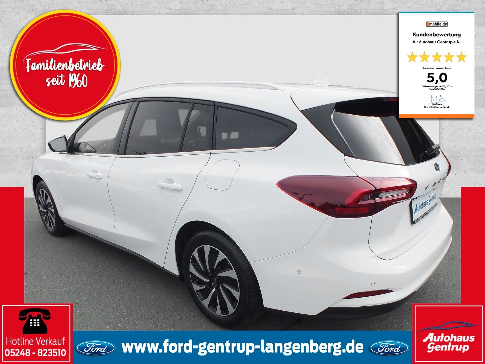 Ford Focus Turnier Titanium Fahrer2/ElKlappe/GJR/-42%