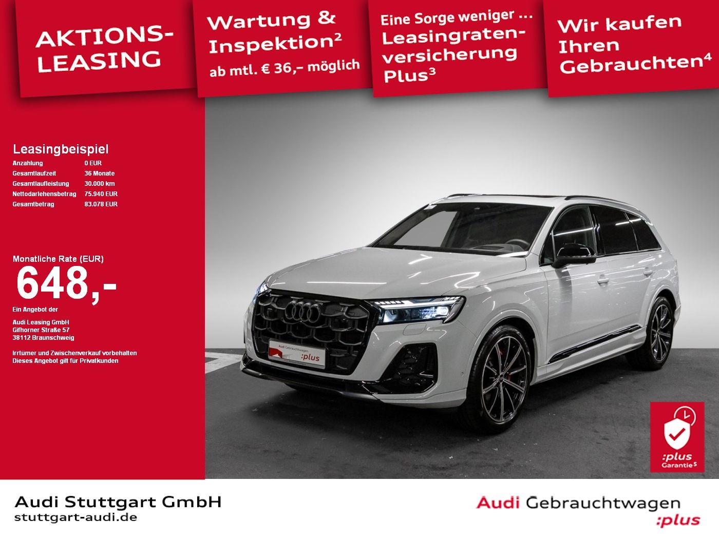 Audi Q7 SUV S line 50 TDI quattro tiptronic 7-sitzer