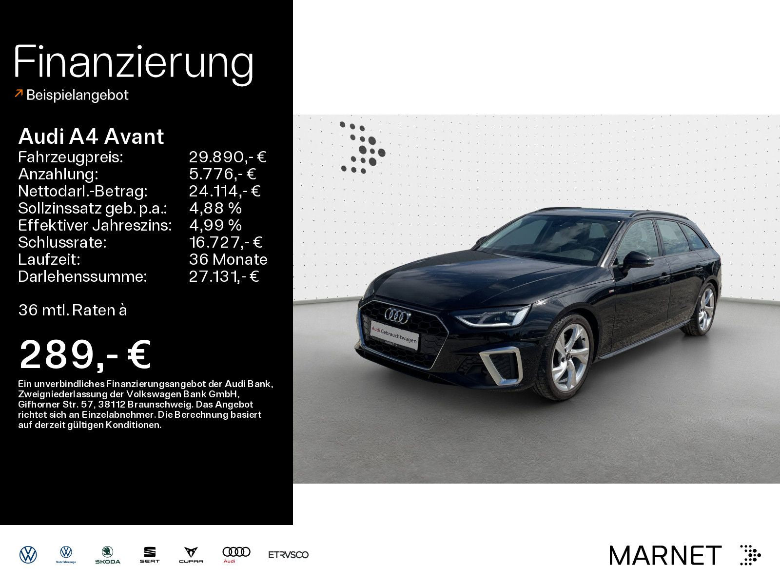 Audi A4 Avant 35 TFSI S line - Samsaru's Car Outlet