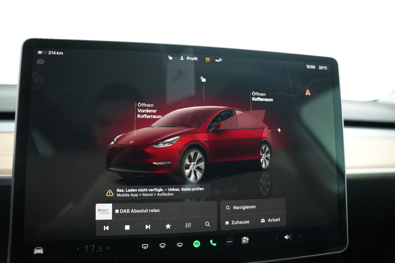 Tesla Model Y Long Range Dual*PanoramaGlasdach*Subwoof