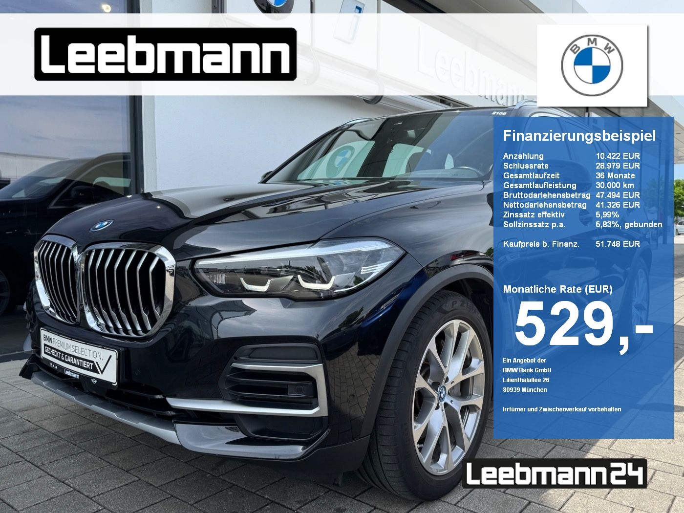 BMW X5 xDrive45e xLine AHK/360/KomFZ 2 JAHRE GARANTI
