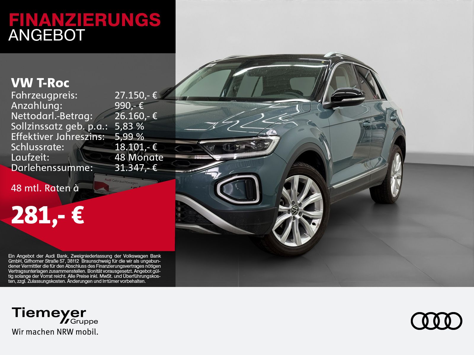Volkswagen T-Roc 1.5 TSI DSG STYLE - Samsaru's Car Outlet