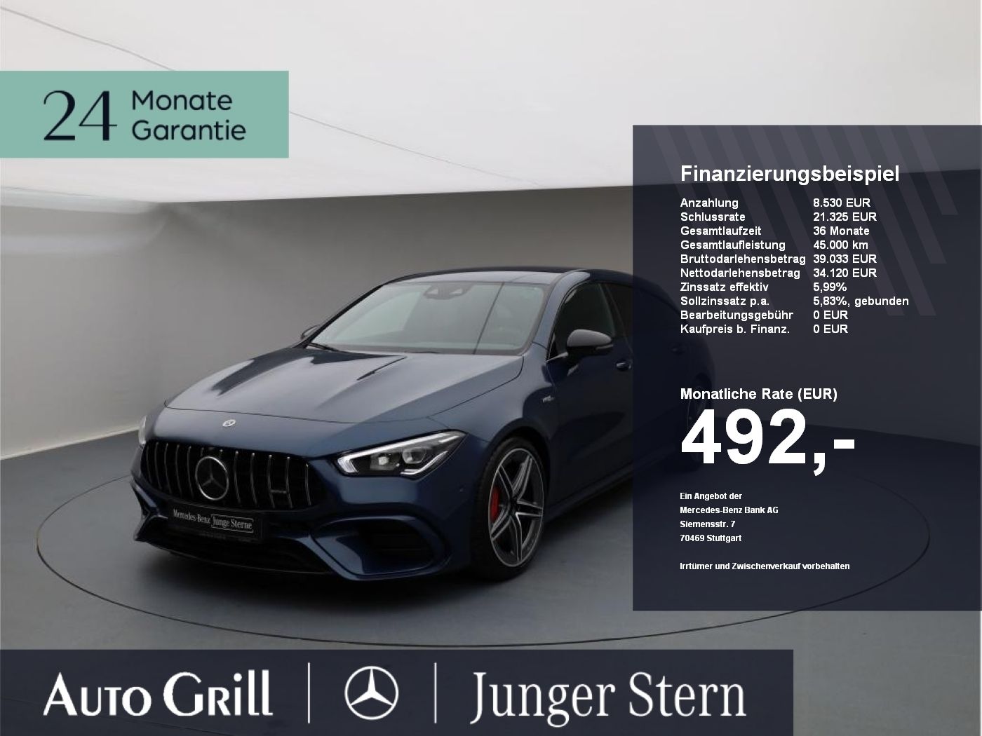 Mercedes-Benz CLA 45 AMG SB S 4M+ - Samsaru's Car Outlet