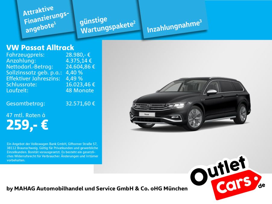Volkswagen Passat Variant Alltrack 4 Mot 2.0 TDI AHK LED Na