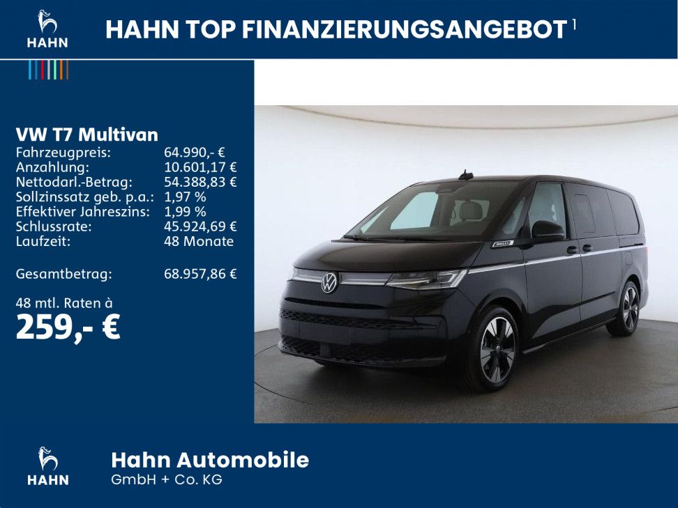 Volkswagen Multivan Style LÜ 2,0TSI 150kW DCC AGR AHK HK