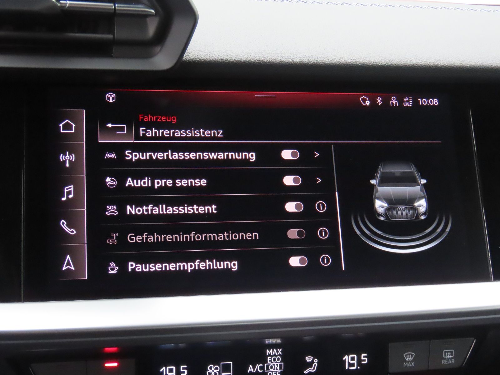 Audi A3 Limousine 35 TFSI S line Leder Ambiente