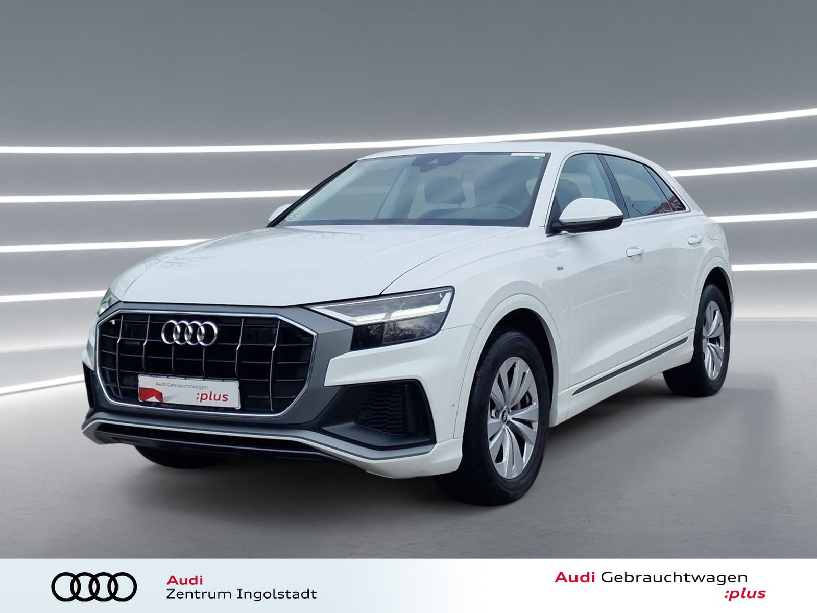 Audi Q8 55 TFSI e qu S line AHK Luftfahrw. Leder Kam.