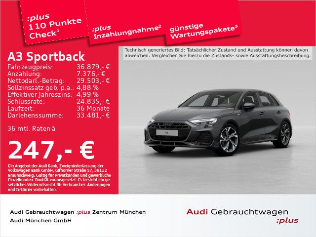 Audi A3 Sportback 35 TFSI S tronic S line - Samsaru's Car Outlet