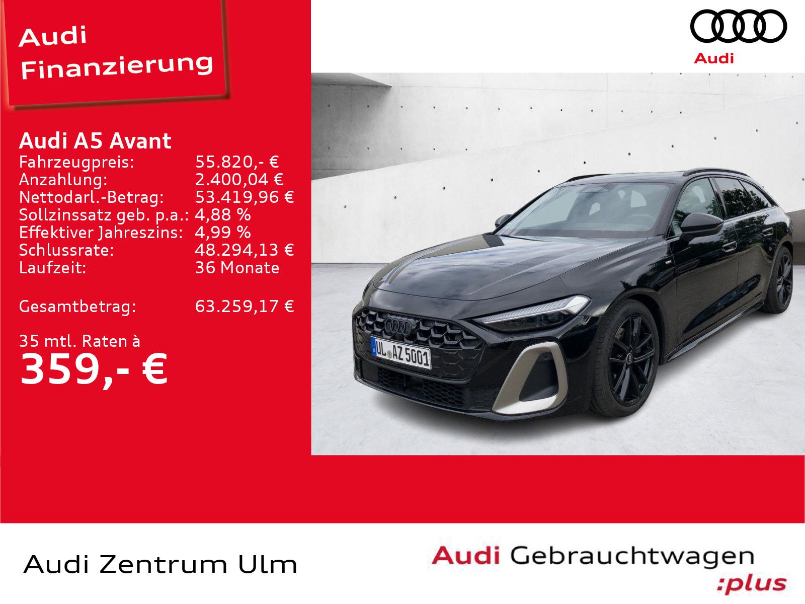 Audi A5 Avant TDI qu S-Line edition one STHZ TECH PRO