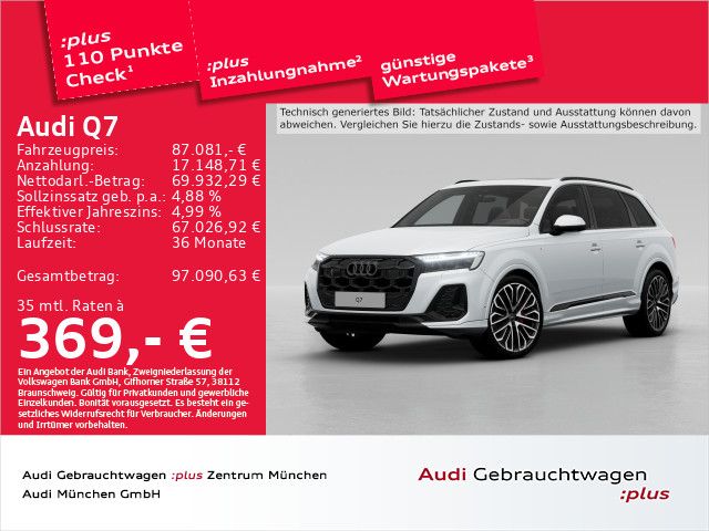 Audi Q7 50 TDI qu. S line 7-Sitzer/StdHzg/Pano/AHK/La