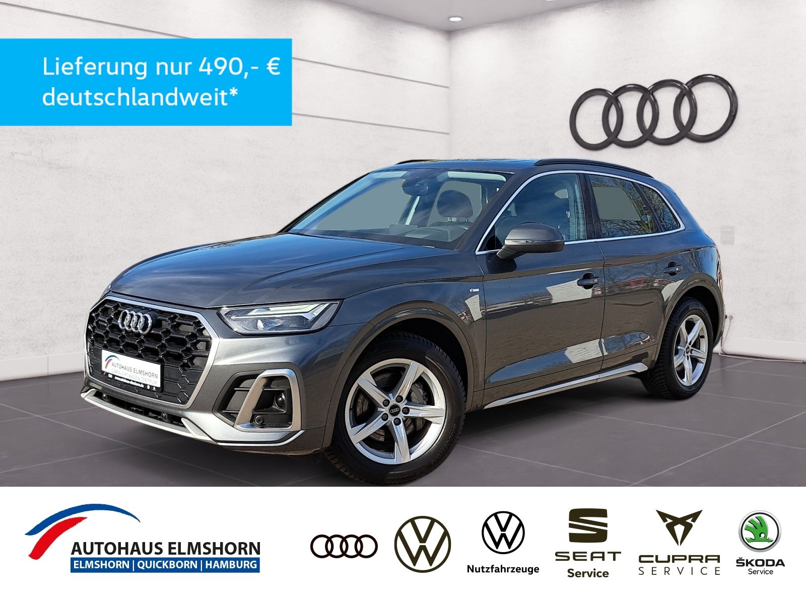 Audi Q5 S line 40 TDI quattro S tronic AHK PANO HEAD