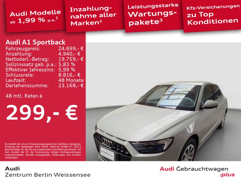 Audi A1 Sportback 25 TFSI S-TRO Advanced - Samsaru's Car Outlet
