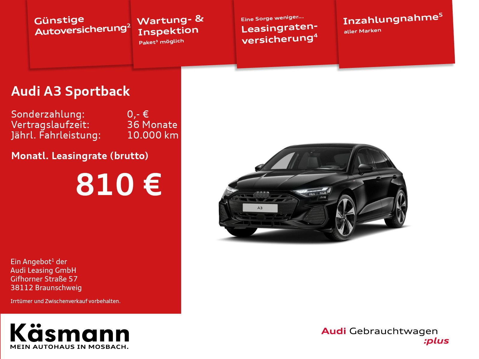 Audi A3 Sportback S line 35TFSI - Samsaru's Car Outlet