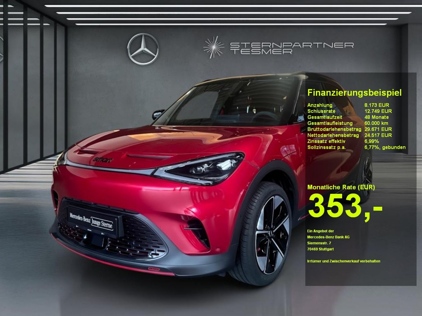 Smart #1 Brabus Memory+DAB+Totwinkel+KAMERA+PANO+360°