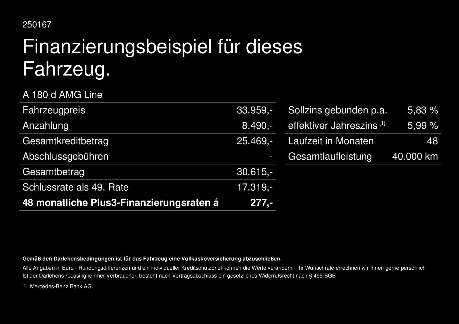 Mercedes-Benz A 180 d AMG ADVANCED PLUS - Samsaru's Car Outlet