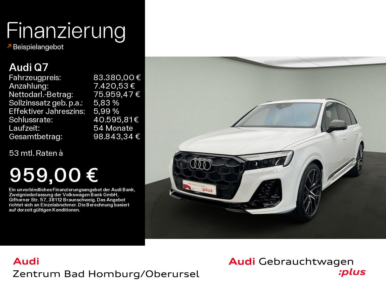 Audi Q7 60 TFSI e quattro S line*Navi*Matrix*Alu*AHK*