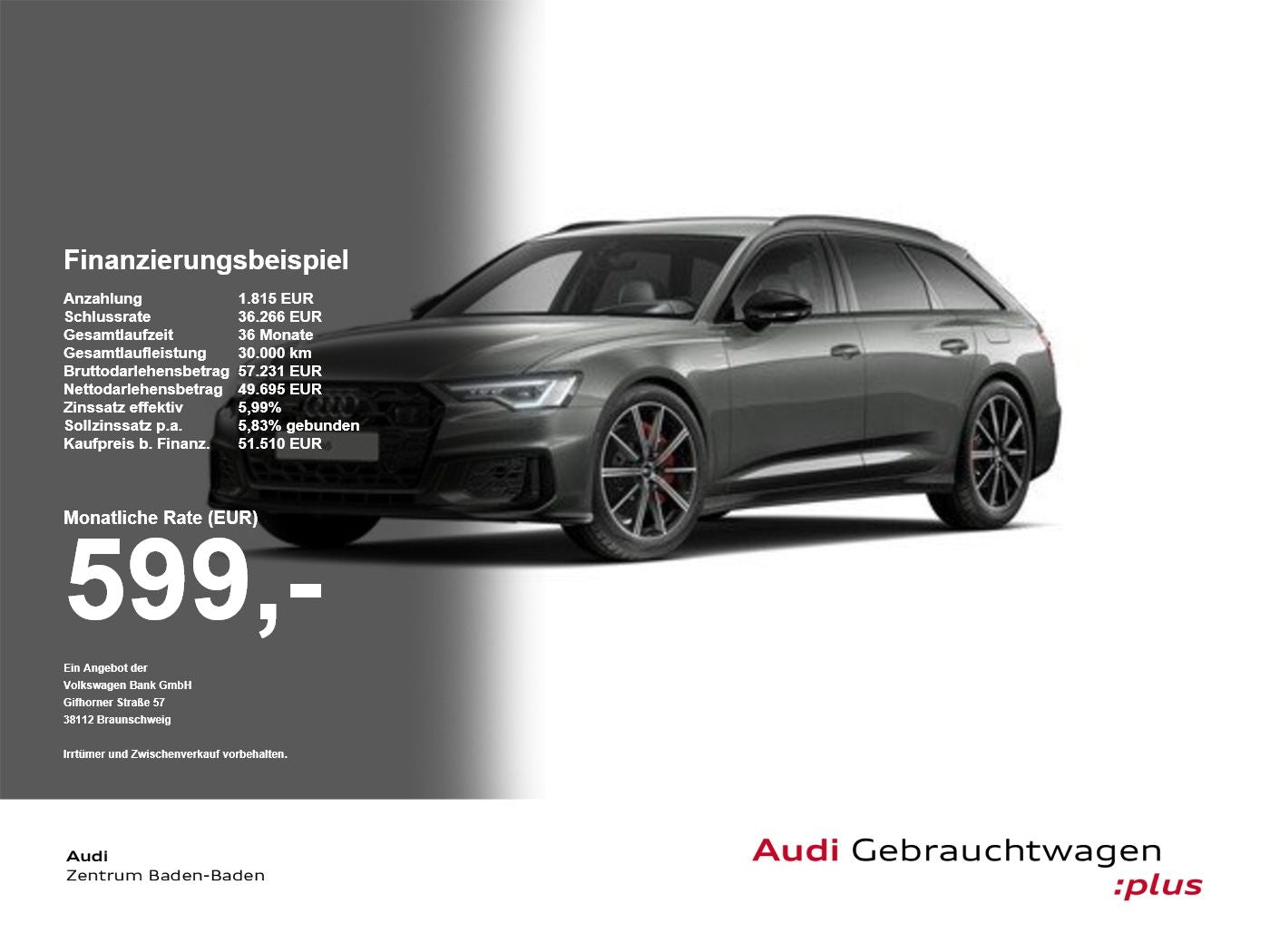 Audi A6 Avant 55 TFSI e quattro S line Head-Up*B&O