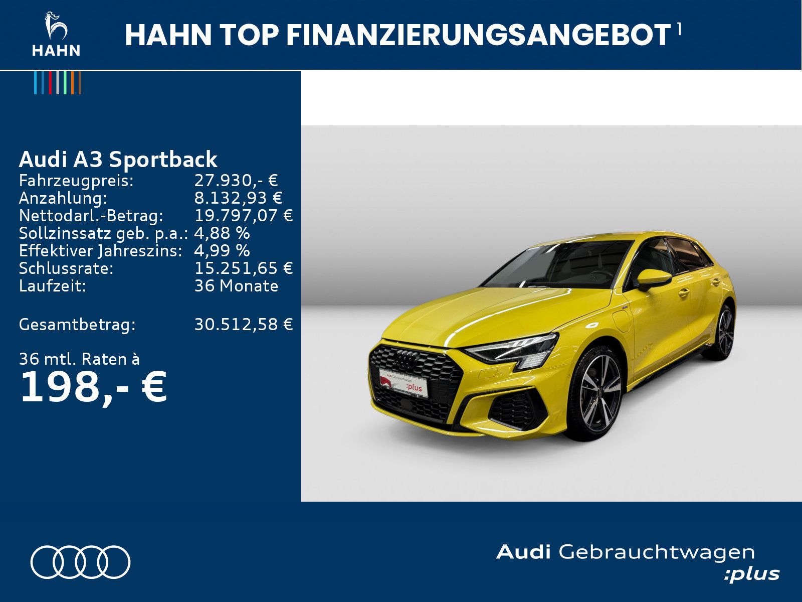 Audi A3 Sportback 40 TFSIe S line Carplay Matrix Virt