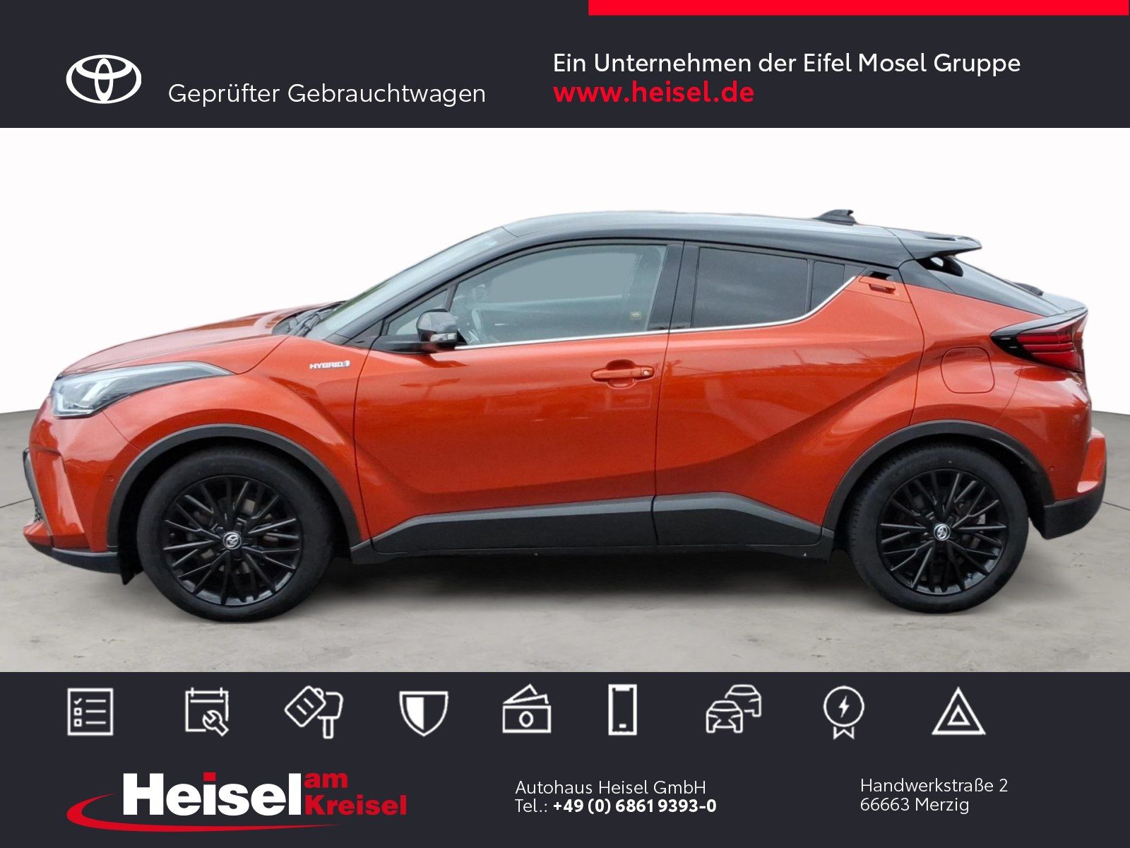 Toyota C-HR 2.0 Hybrid Orange Edition - Samsaru's Car Outlet