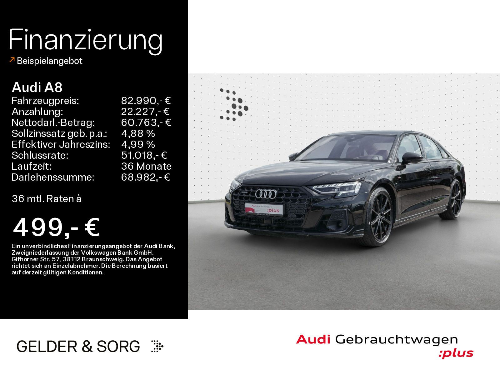 Audi A8 60 TFSI qu. S line - Samsaru's Car Outlet