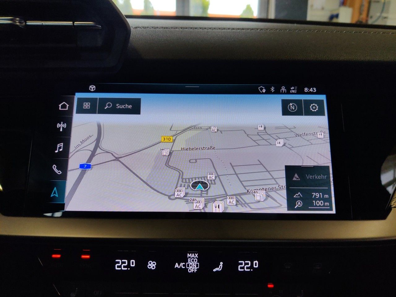 Audi A3 Sportback 45 TFSI e S tronic S line, Matrix