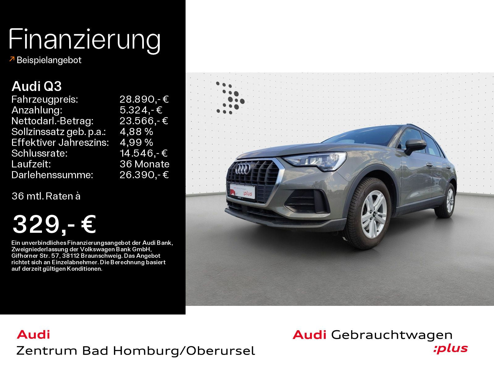 Audi Q3 40 TFSI quattro - Samsaru's Car Outlet