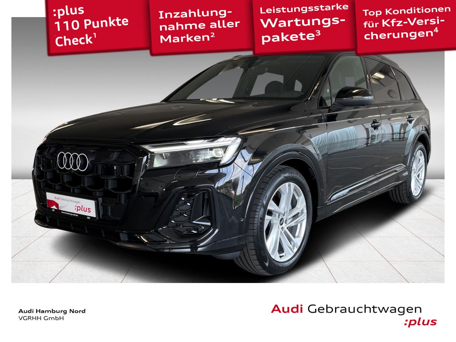 Audi Q7 50 TDI S line quattro AHK Luft HeadUp 7Sitzer