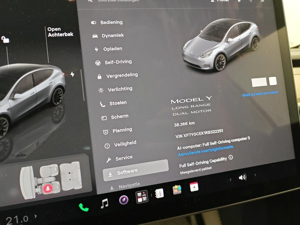Tesla Model Y Long Range 351pk AWD 93% SoH [ TREKHAAK+