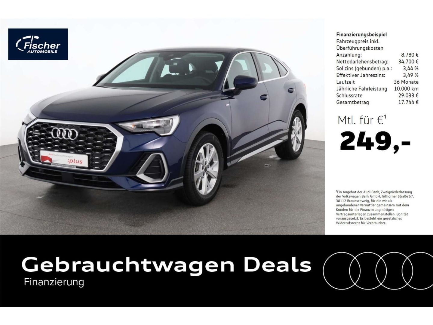 Audi Q3 Sportback 35 TDI quattro S line - Samsaru's Car Outlet